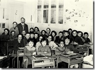 Classe en 1958